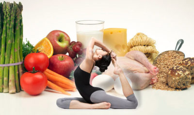chế độ dinh dưỡng cho người tập yoga